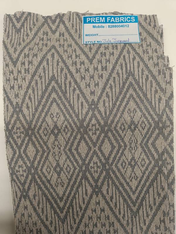 FB225- 50% Poly-50% Cotton,Ptterned Fabric, Jacquard, Knitted Fabric