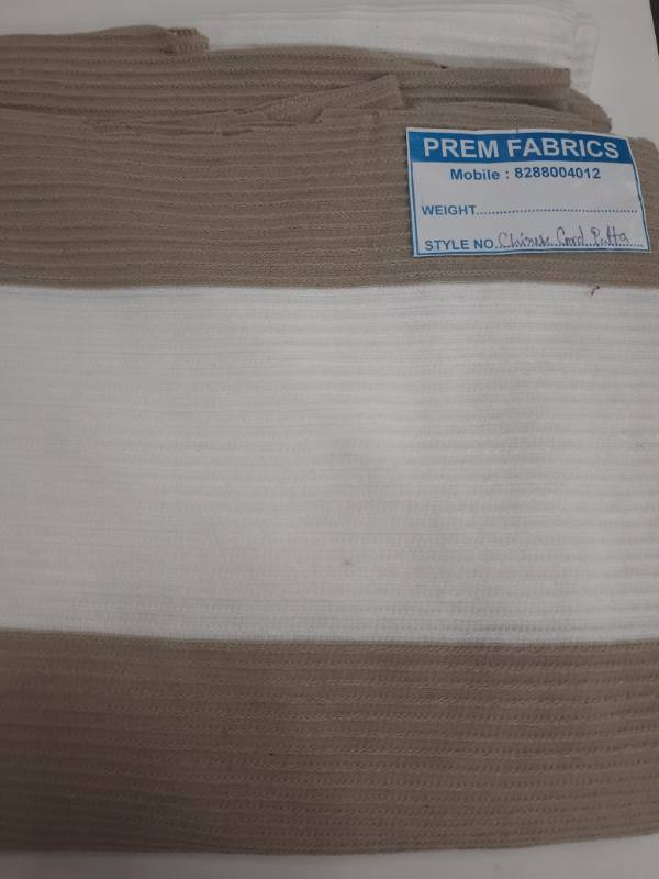 FB209- 60% Poly-40% Cotton, Cord Knitted Fabric