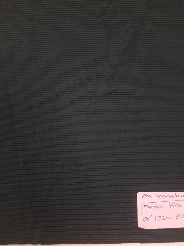 FB236-100% Polyester, Mario Rib, Knitted Fabric
