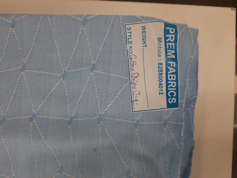 FB218- 50% Poly-50% Cotton, Web Design, Striper Jacquard, Knitted Fabric