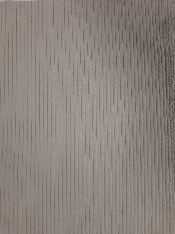 FB240- 100% Polyester, Rib Knitted Self Design Fabric