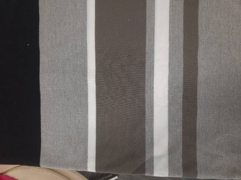 FB215- 60% Poly-40% Cotton, Large Striped, Structured Knitted Fabric