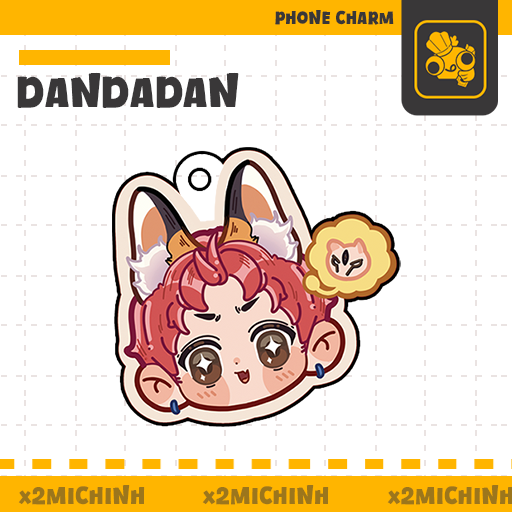 Dandadan Phonecharm ( JiJi - Okarun - Aira - MoMo )