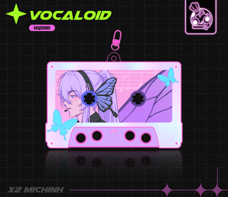 Keychain 10cm Gakupo