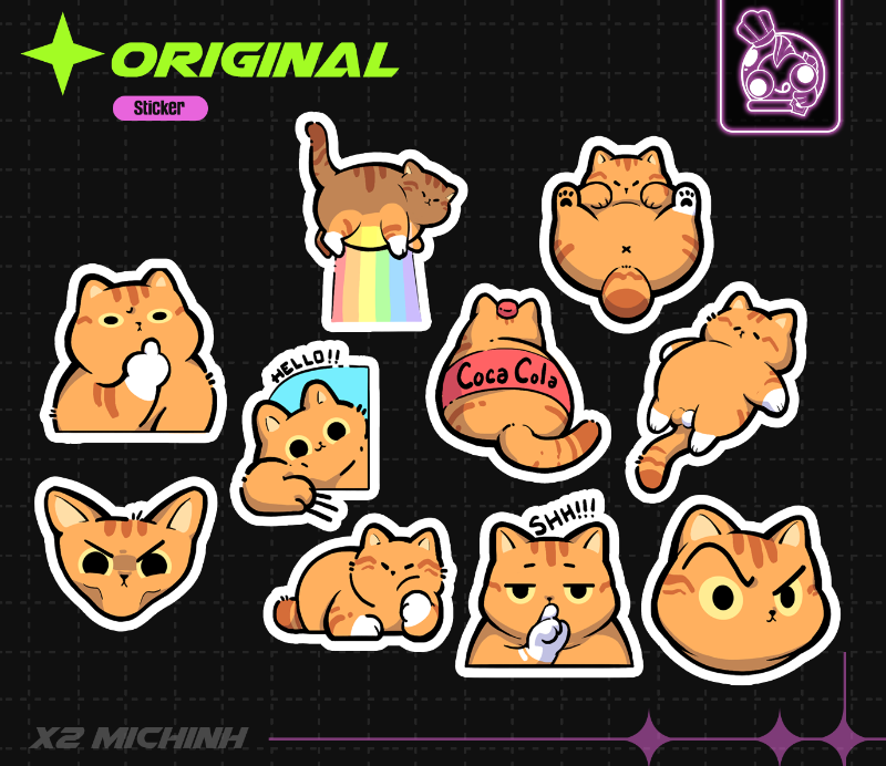 STICKER CATS