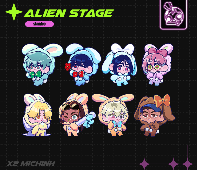 ALIEN STAGE Standee Hologram