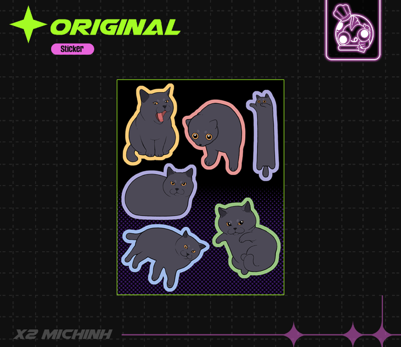 STICKER KISSCUT SET 1