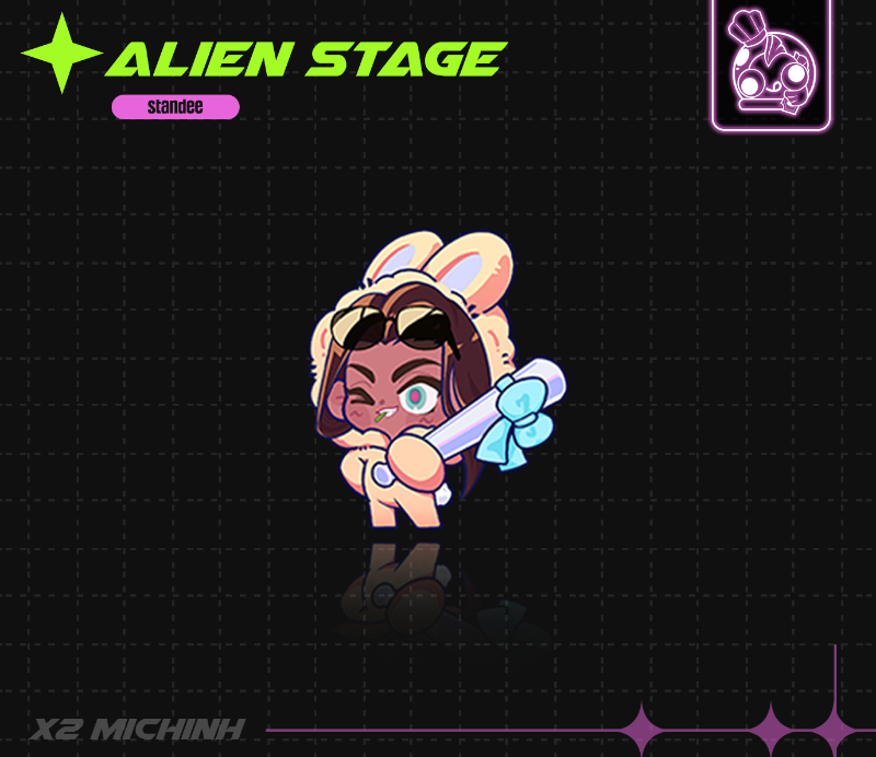 ALIEN STAGE Standee Hologram