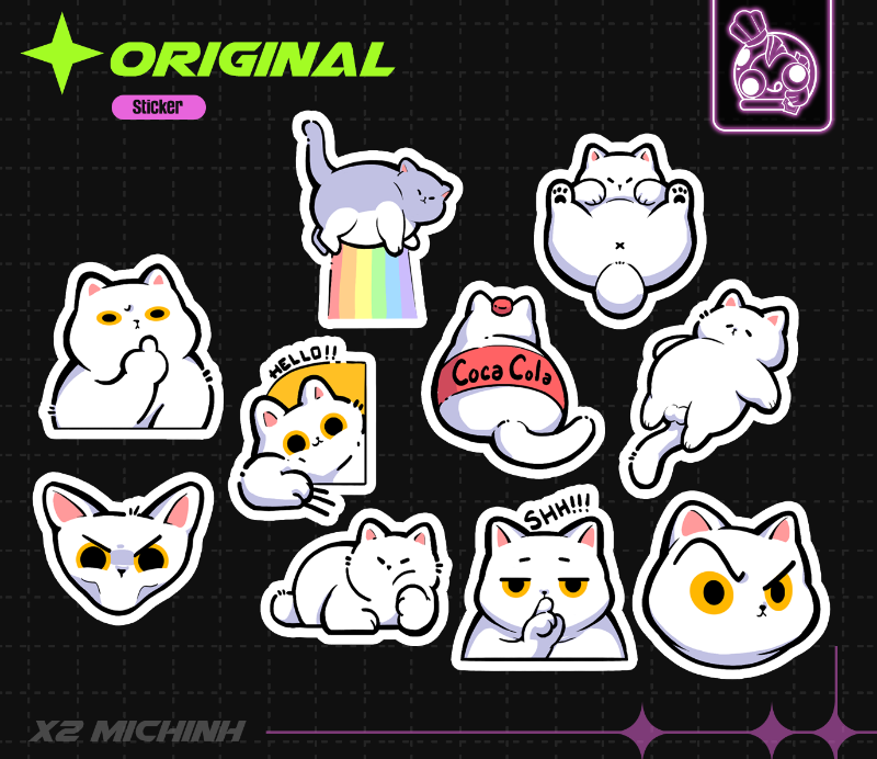 STICKER CATS