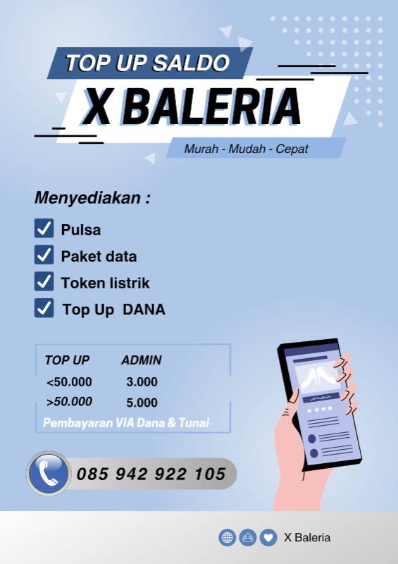 TOP UP SALDO DAN PEMBELIAN PULSA