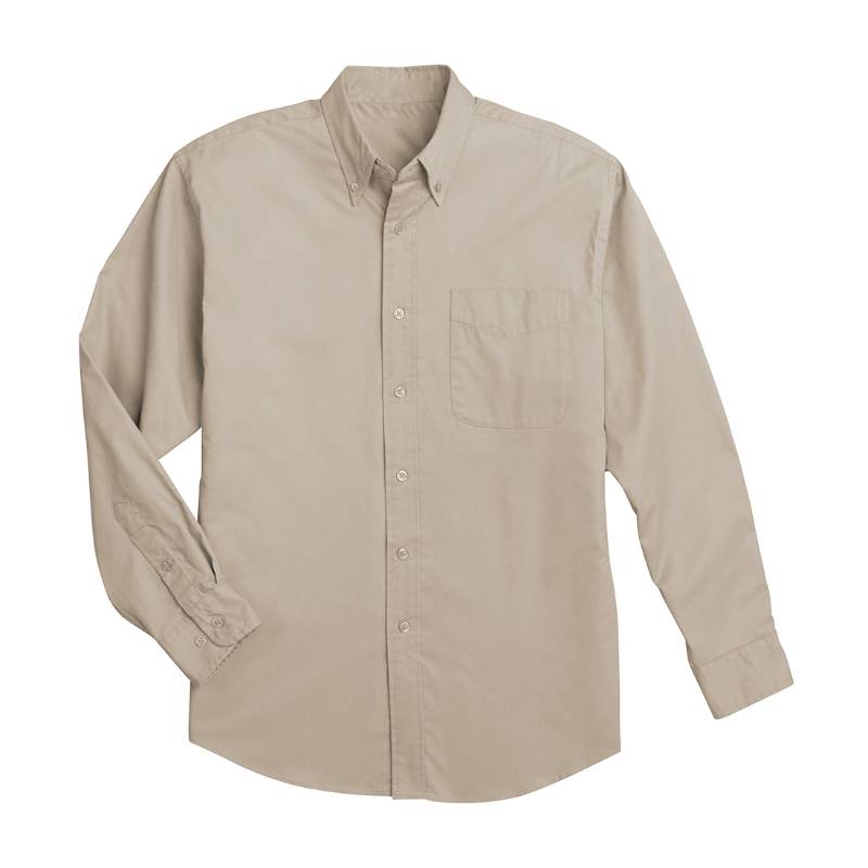 OMG Unisex Casual Full Sleeve Formal Shirt - Beige
