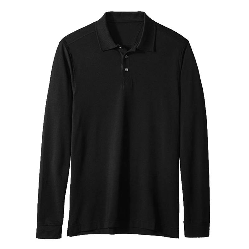 OMG Endurance Unisex Full Sleeve Polo T-Shirt - Black