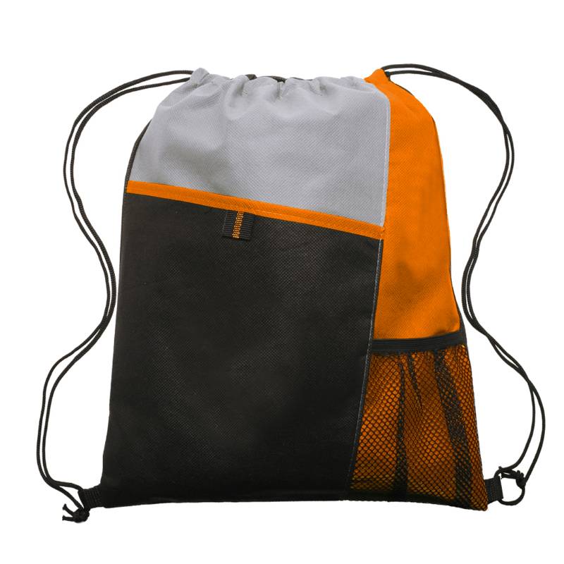 travelXOXO Endurance Plus Drawstring Bag-Orange