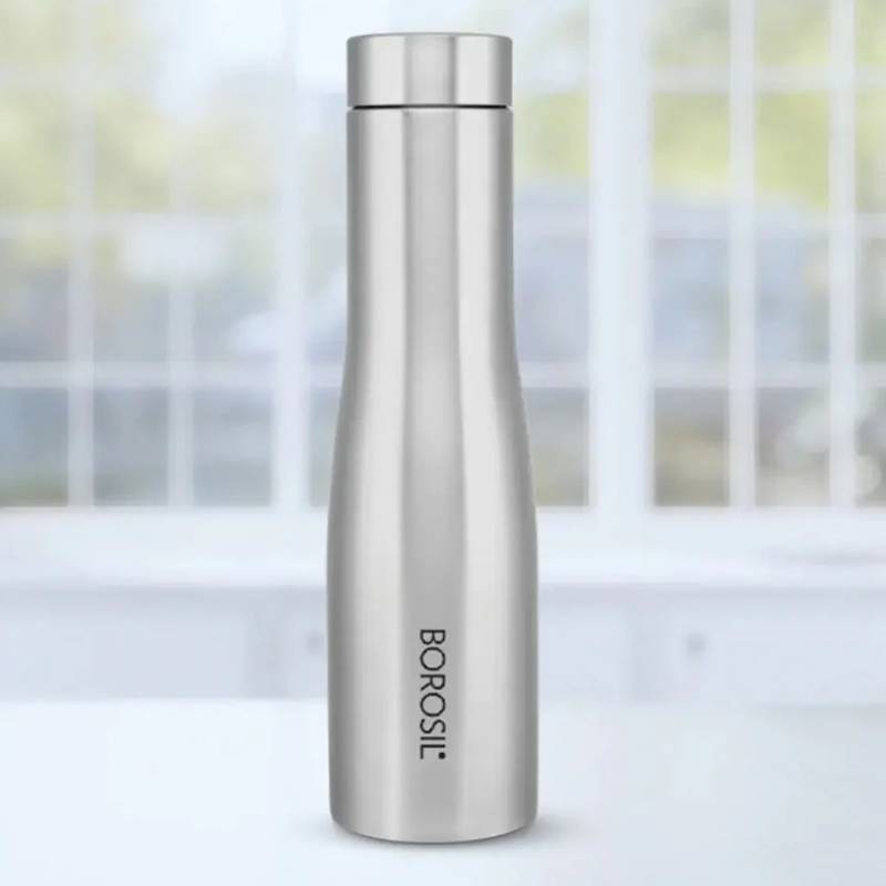 Borosil Swan 1000 ml Stainless Steel Water Bottle