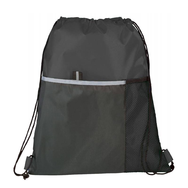travelXOXO Free Throw Drawstring Bag-Black