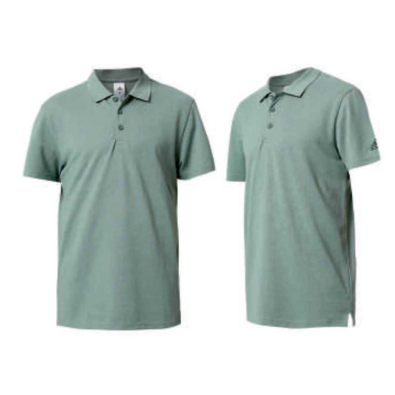 Adidas Poly Cotton Polo T-Shirt - DP6043 - Tragrn
