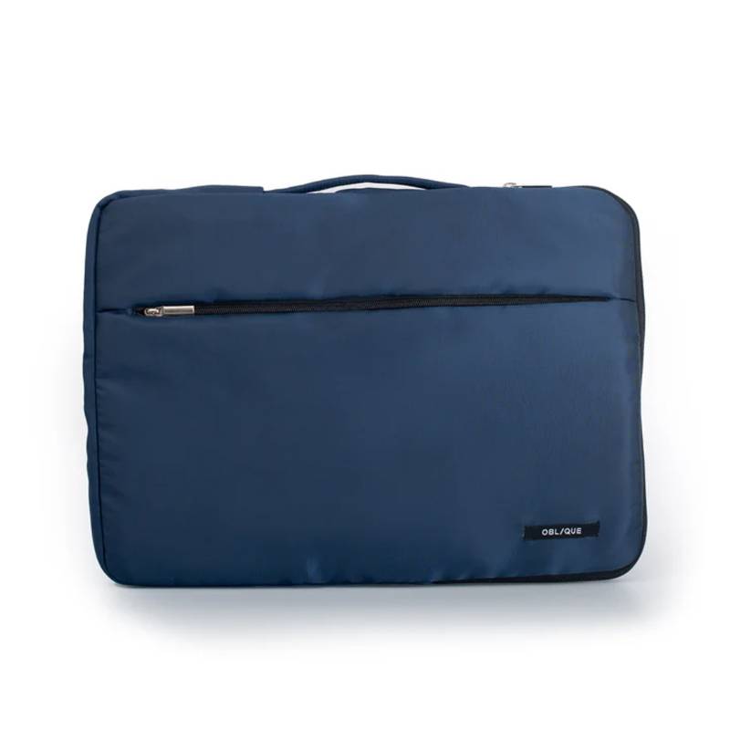 Oblique Mars Laptop Sleeve- Navy