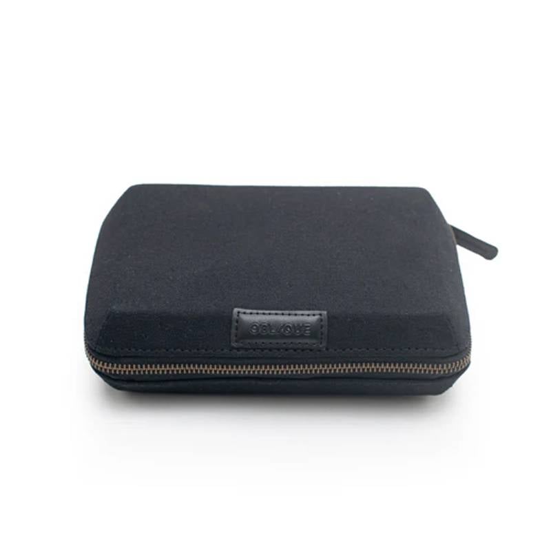 Oblique Ally Canvas Tech Pouch - Black