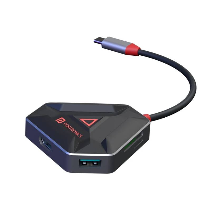 Portronics Mport 6C USB Hub With 6 in 1 Multiport Hub
