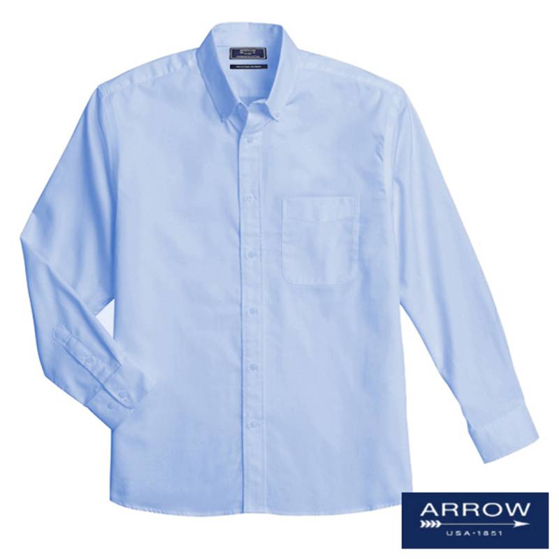 Arrow Men's Full Sleeve Formal Shirt - Light Blue