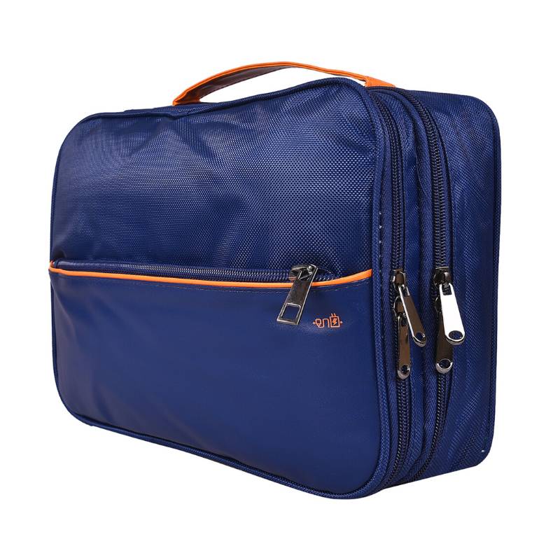 Urban Gear Techie Dual Travel Digital Bag Organiser - Navy/Orange