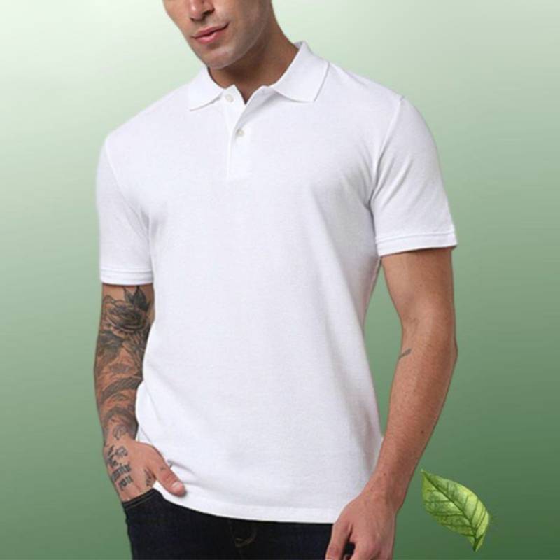 Jack & Jones Structured Polo T-Shirt - White