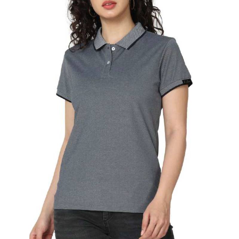 Rare Rabbit Women's Charm Polo T-Shirt With Tipping