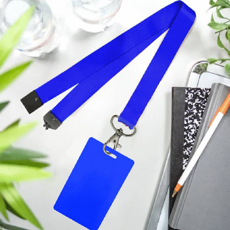 Custom Full Color Lanyard - Blue