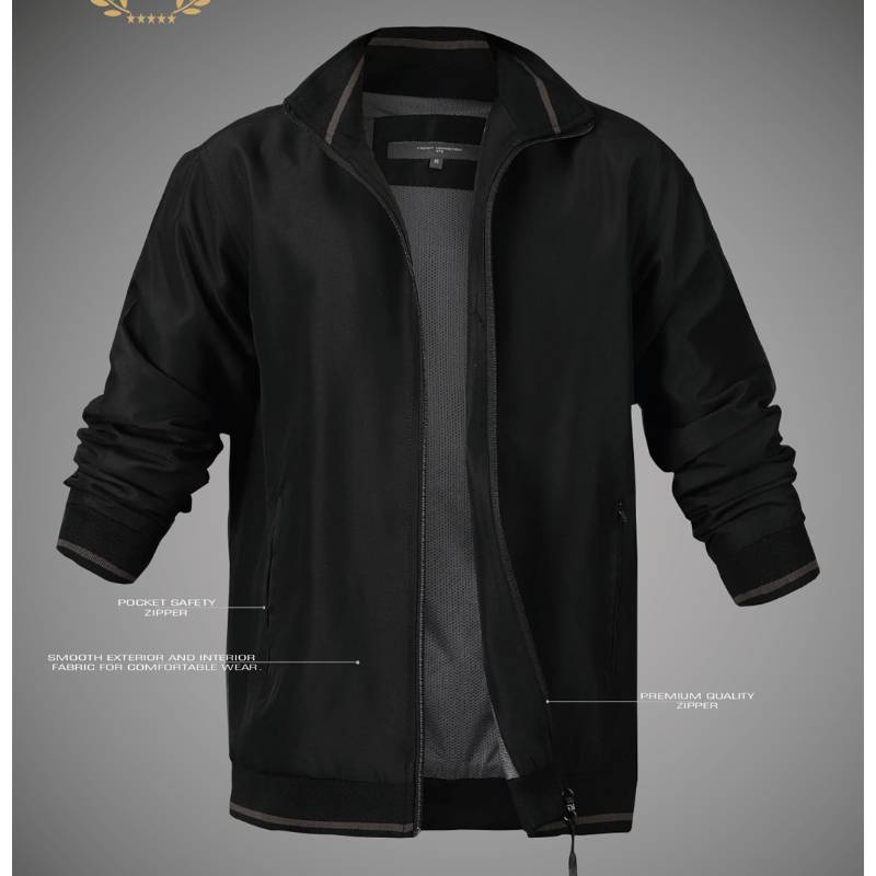 French Connection CANTABIL Men's Solid Casual Jacket - Black/Grey
