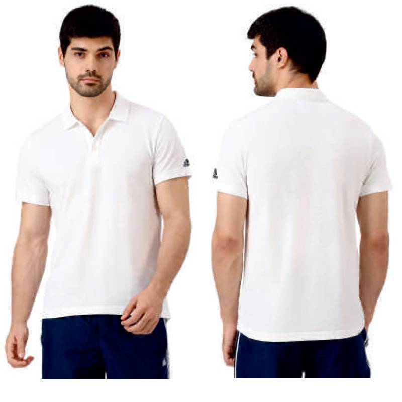 Adidas Poly Cotton Polo T-Shirt HI5595 - White