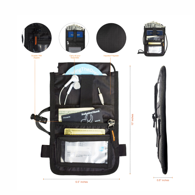 travelXOXO Secure Neck Pouch