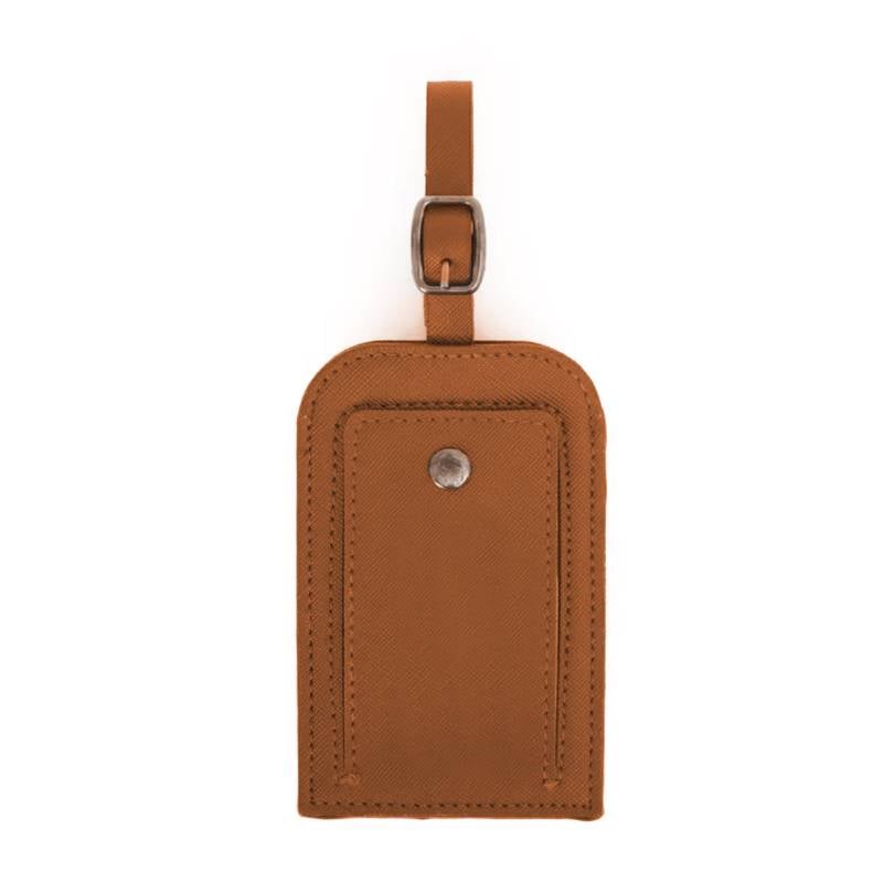 Oblique Flyt Luggage Tag - Tan