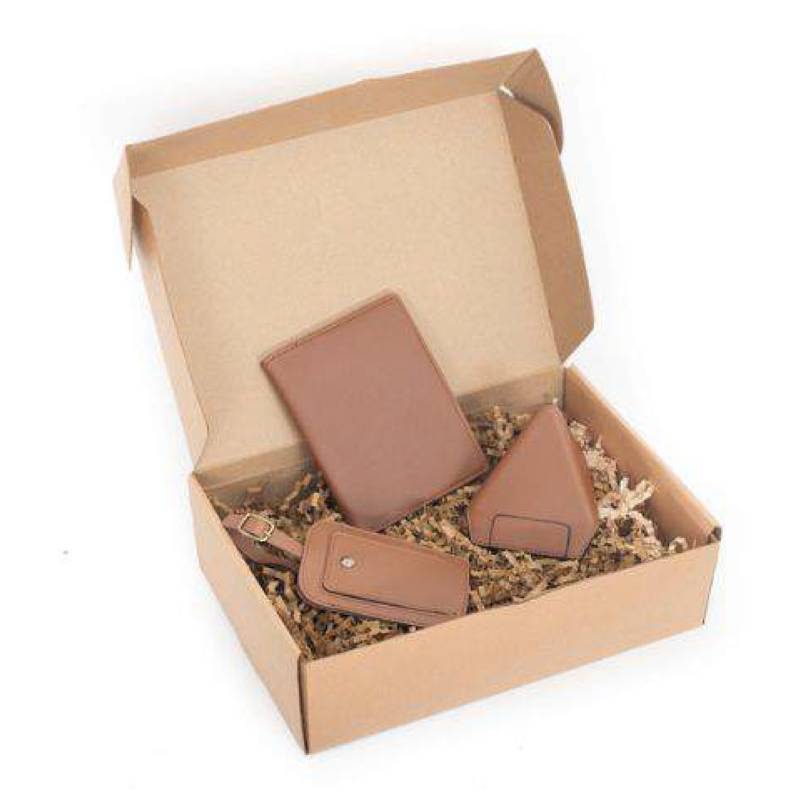 Oblique Gift Set GS -S01 Small - Tan