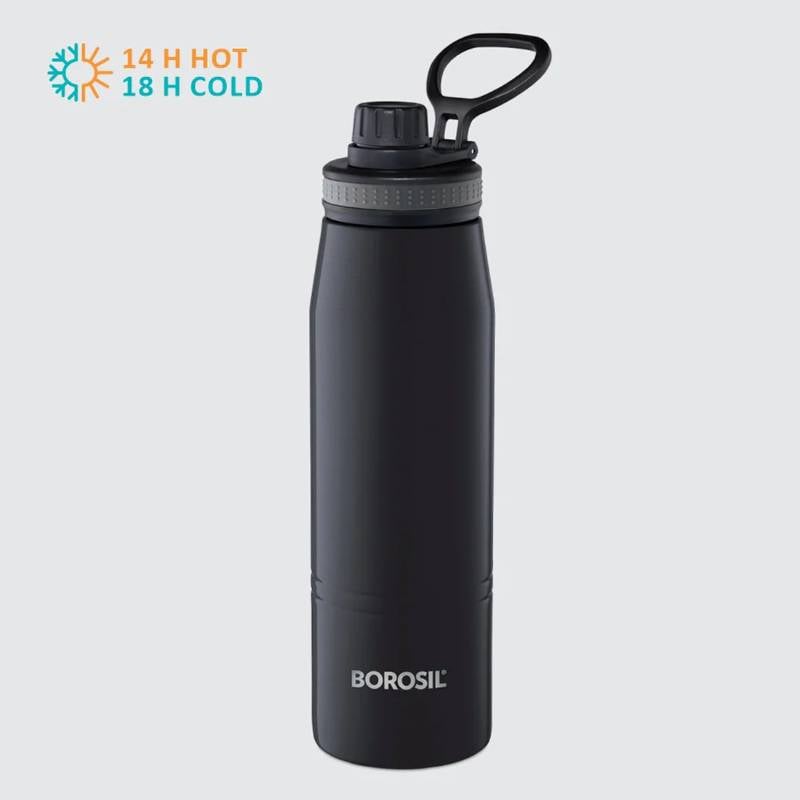Borosil Hydra GoSports 600 ml Stainless Steel Water Bottle