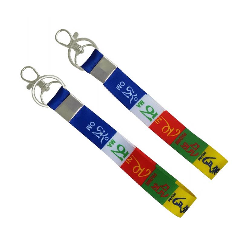 Custom Print Tag With Keychain Key chain Hook Lanyard
