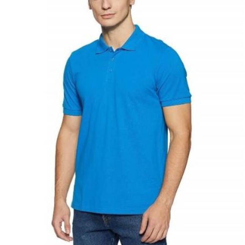 Adidas Poly Cotton Polo T-Shirt BS0685 - Shoblue/Training