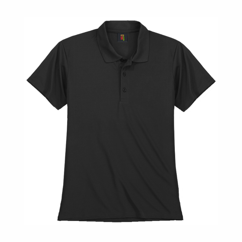 OMG IN & OUT Women's Polo T-Shirt - Black