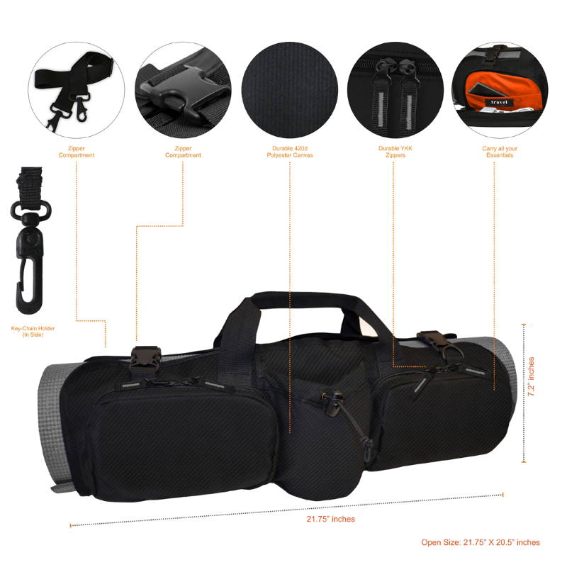 travelXOXO Rollpack Yoga Mat Bag