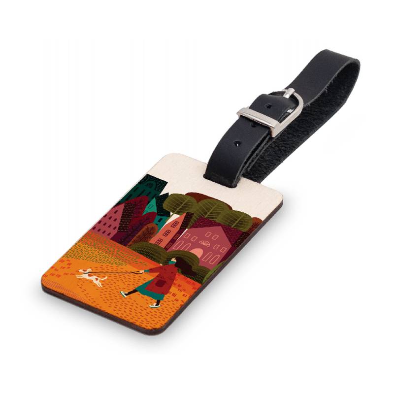 SOIL Tag Along Wooden Luggage Tag