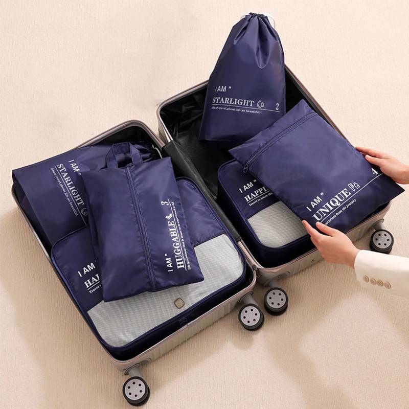 Urban Gear Packing Cubes Travel Luggage Packing Organiser (6Pc Set )