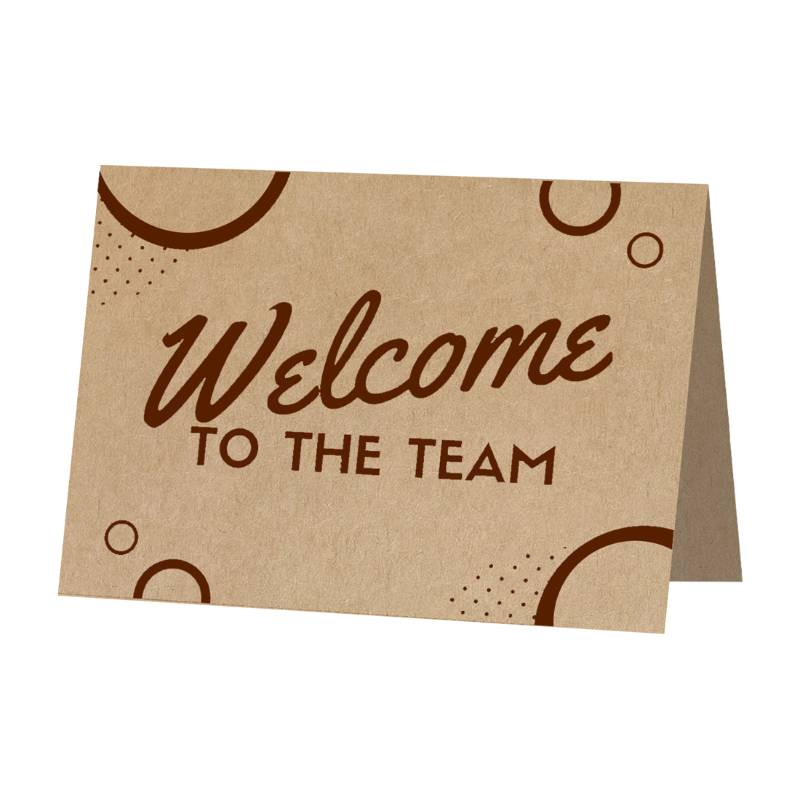 SOIL Kraft Paper 2 fold Card