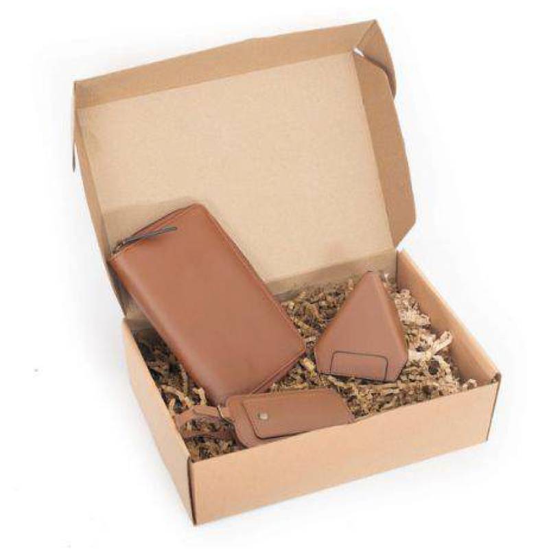 Oblique Gift Set GS -S03 Small - Tan