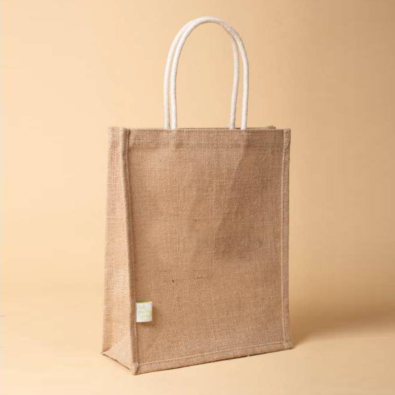 Oblique Maple - Jute Bag