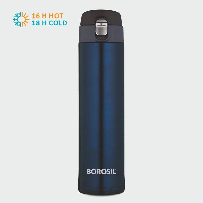 Borosil Hydra Nova 500 ml Stainless Steel Water Bottle