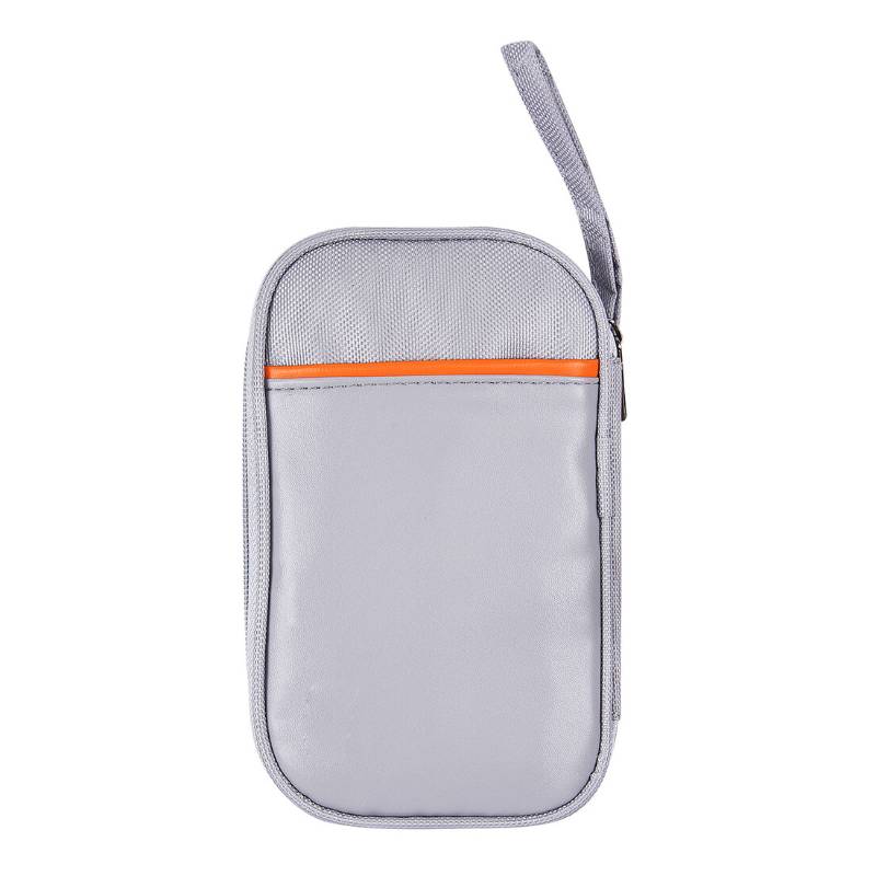 Urban Gear Techie Compact Travel Digital Organiser - Light Grey/Orange