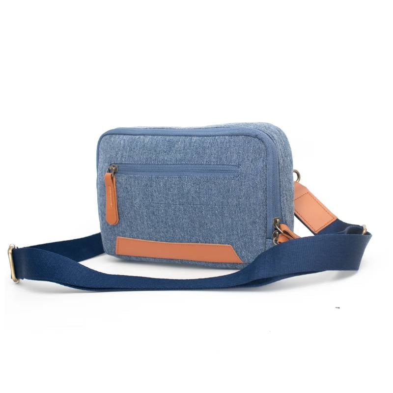 Oblique Explorer Crossbody Sling - Blue