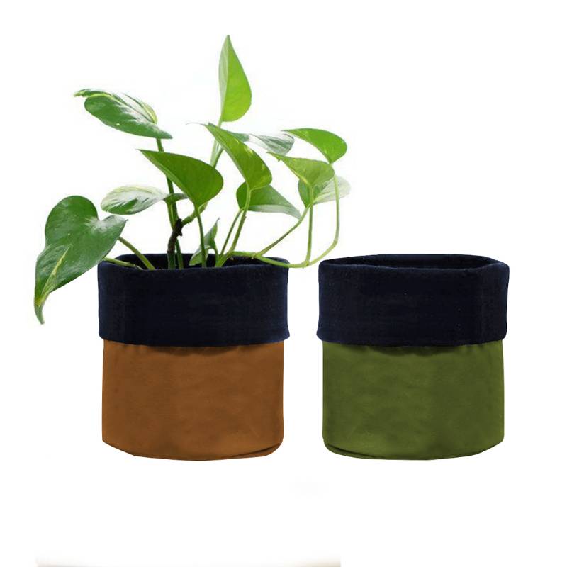 SOIL Folded Canvas Plant Pouch
