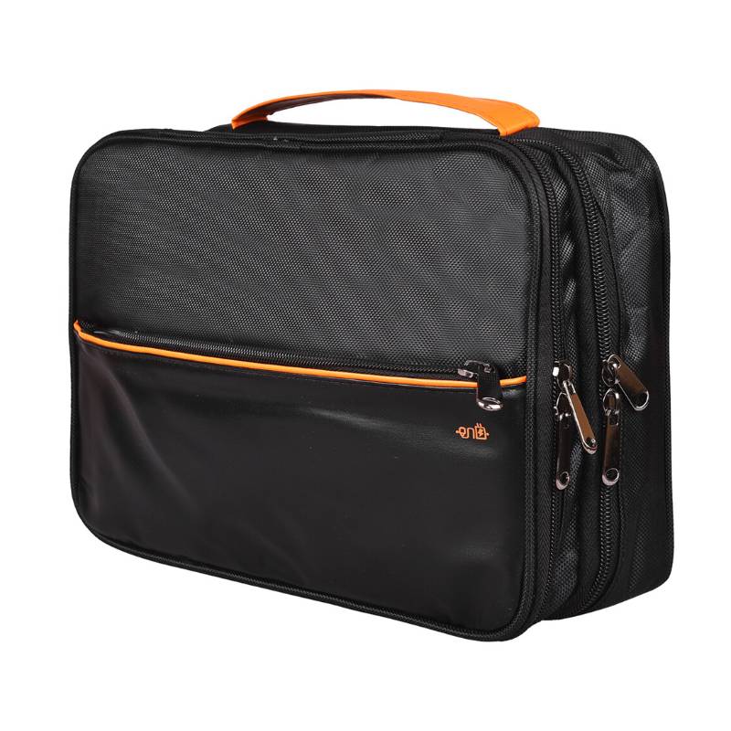 Urban Gear Techie Dual Travel Digital Bag Organiser - Black/Orange