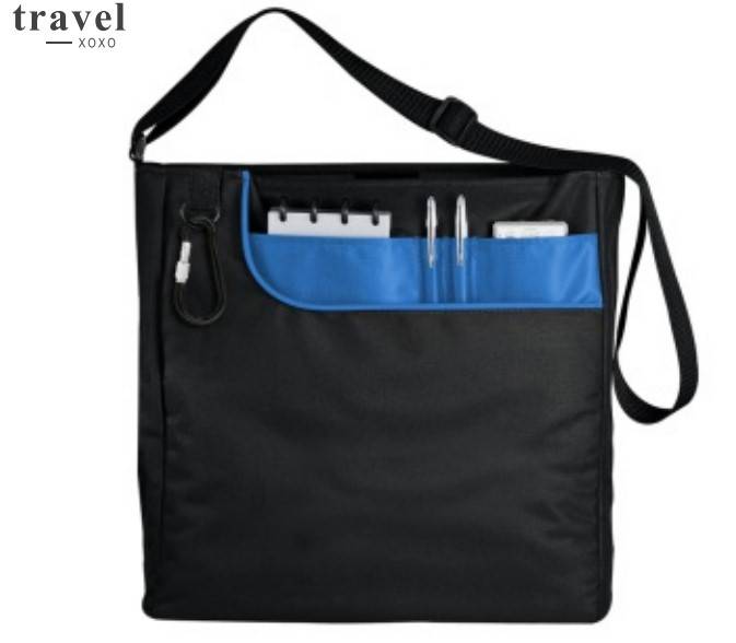 travelXOXO Deluxe Business Tote Bag - Blue