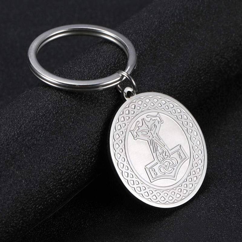 Chrome Mild Steel Key Chain - Silver